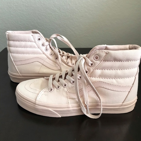 Vans Shoes - VANS SK8-Hi Baby Pink Hi Top Lace Sneakers 7